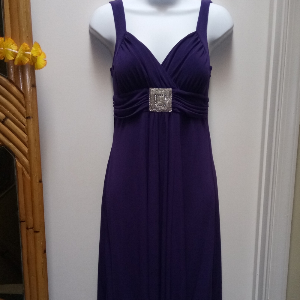 Purple cocktail dress